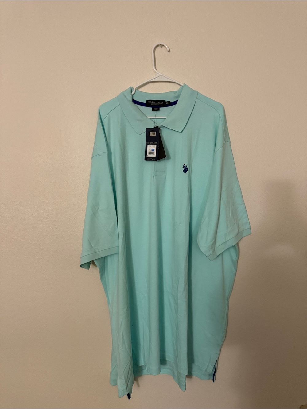 U.S. Polo Assn. Men’s Mint Polo Shirt - Light Aqua